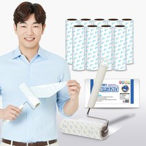 돌돌이 사선컷팅 테이프크리너 12종 세트 본체+거치대+리필 10입, 없음