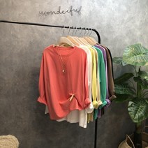라임브릿지 1+1 레인보우 8칼라 라운드 티셔츠