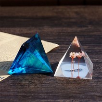 레진 아트 공예 실리콘 몰드 피라미드 만들기(사각뿔), 20x20mm