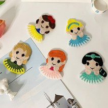 일호장신구 실 짜임 자수 공주 머리핀 옆머리 앞머리 고정 헤어 핀 삔