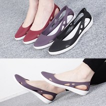 말랑 여름 아쿠아 젤리 플랫 펀칭 물놀이 샌들 (2.5cm)