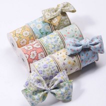 에일린리본 쥬리 원단리본 리본공예diy 포장리본 꽃집리본 포장끈, 4cm, 1마 90cm, 10#블랙목화