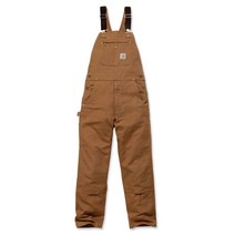 칼하트멜빵바지 Carhartt 102776 워크웨어 덕빕 오버롤 칼하트브라운