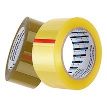 [P1D] 더블중포장 74M 40P 강력테이프 포장용 택배 제작투명 / 박스테이프 투명테이프 강력테이프 투명박스테이프 OPP테이프 박스테이프제작 포장테이프 접착테이프 종이박스테이프 ( P1D / 991247EA ), 황색 40P