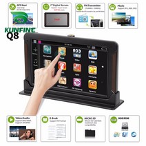 내비게이션 오토 무선카플레이7인치 안드로이드 자동차 DVR 네비게이션 FM 라디오 8GB 512M 트럭 GPS 네비, 한개옵션0