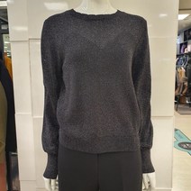 블루페페 부평점 70%세일 메탈사 ..반짝반짝 크롭 니트 탑