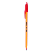 BIC 빅볼오렌지화인 12개입 0.7mm, 적색, 5세트