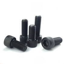 특수볼트M7 알렌 나사 육각 소켓 캡 볼트 잠금 너트 10-50mm 길이 검정색, 06 M7 x 30mm (5Pcs)