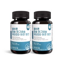 올바른 칼슘 마그네슘 비타민D 아연 망간, 90정 x 2개, 2개