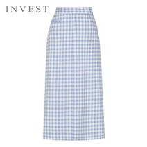 [인베스트] 깅엄체크롱스커트_V2M1SK8060