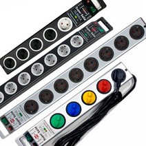 독일 Brennenstuhl 브레넨스툴 슈퍼솔리드 (낙뢰)서지보호 5구 8구 멀티탭, 슈퍼솔리드 서지보호 5구 실버