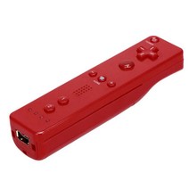 Wii U Wiimote 용 Wii 용 모션 민감한 컨트롤러 무선 원격 제어, 빨간색
