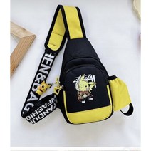 포켓몬크로스백 초등휴대폰가방 키즈핸드폰가방 피카츄 힙색 물통 학생 어린이 남아 슬링백