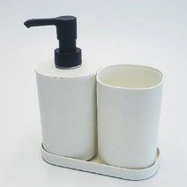 이케아 욕실용품 3종세트 디스펜서 트레이 양치컵