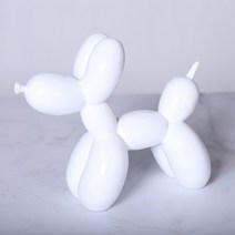 풍선강아지 인테리어 조각상 YT_RC116 민트그린, 화이트