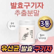 발효 구기자 락토바실러스 유산균 국산 100% 추출물 구기자차 Goji berry 베타인 순수 국산 건강 식품 물 에 타 마시는 차 파우더 효능 분말 스틱 부모님 어르신 선물 추천