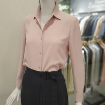 리스트 봄 50% 구김없고 부드러운 버튼다운 쉬폰 베이직 데일리 카라 셔츠 블라우스 TWWSTN52010 - LP
