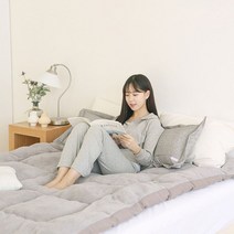 HAPST_ 싱글토퍼 자가발열토퍼 토퍼매트리스 면토퍼 차박토퍼 간절기토퍼, 혹★ 두꺼운 마약웜매트 매트리스 4계절 토퍼, 혹★ 퀸
