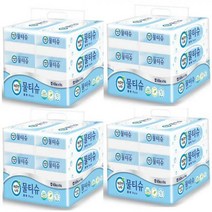 깨끗한나라 퓨어(순수) 물티슈 캡 60매*6입*4pack