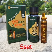 대웅 우루에이스 100ml+폴라센타 20ml 5set / 헛개나무 밀크씨슬 발효돈태반 컨디션 활력 숙취 음주전후 회식 술자리