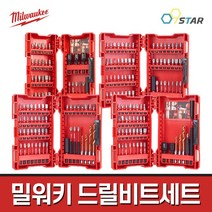 밀워키비트 드릴비트세트 4종 십자 일자 비트셋트 드라이버빗트, (2)밀워키 4932430906(48PC)