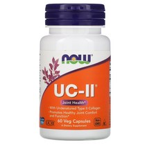 나우푸드 UC-II 베지 캡슐 60정 어린 펩티드 엘라스틴 히알루론산, 60 개