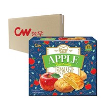 Szmart 마켓 청우 그랑쉘사과 과자 대용량 234g 10입 이색 운동 대절버스 간식, 단품