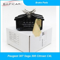 Baificar-최신 전면 및 브레이크 패드 푸조 307 세가 시트로엥 C4L 용, 01 Front 4pcs