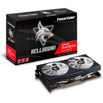 PowerColor Hellhound AMD 라데온 RX 6600 그래픽 카드, 6600 Hellhound