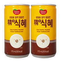 동원 밥알없는식혜 175ml x 60캔 / 캔음료 식혜음료, 상세페이지 참조