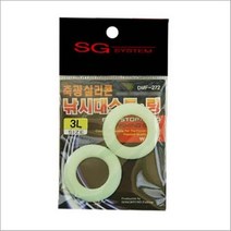 시공테크 축광 스톱링 낚시대 이탈방지 이탈방지링 야광 실리콘, M, 1세트