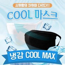 성인용 여름 ICE 쿨 면 시원한 쿨토시 소재 마스크, 성인ICE쿨마스크, 화이트