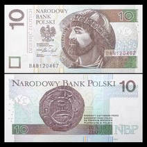 2016 폴란드 10즐로티 지폐 외화 기념주화 희귀동전 지폐 행운의상징