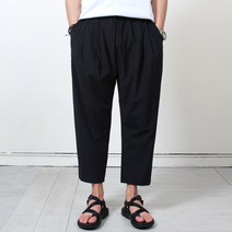 [당일출고] 28~36 남자 배기바지 와이드팬츠 여름바지 냉장고바지 편한바지 9부