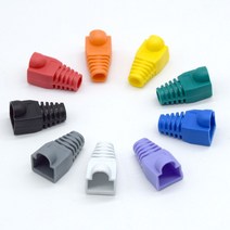 RJ45캡 보호캡 랜선 보호커버 통부트 랜부트 100개입, 원진 보라(TC-BOOT-PU), 1개