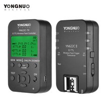 카메라동조기 무선 카메라 동조기 YONGNUO TTL 플래시 트리거 YN622C-II YN622C-TX 고속 동기화 트랜시버 캐논 1000D 650D 600D 7D 5DIII, 초록