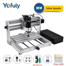 CNC 3018 프로 맥스 500w 스핀들 GRBL 컨트롤의 금속 알루미늄 조각기DIY 20w 조각기목재 라우터 절단 MDF 376eEA2b5, 07 20w Fixed Focus, Without Offline