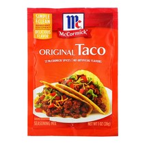맥코믹 오리지널 타코 시즈닝 믹스 양념 28g