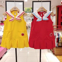 코코리따 NEW~~2022 여름 신상~~사과 포인트 마린 원피스