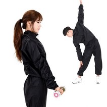 미엘 남여공용 폭풍 다이어트 땀복 스포츠 상하의 세트