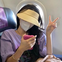 COSYEVNO 여성 선캡 자외선 차단 아웃도어 라이딩