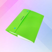 파일철 파일 홀더 포켓 파일 케이스 서류 문서 정리 보관, 연두