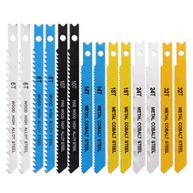 목공톱3.933.38 인치 긴 서비스 기간 직업적인 예리한 탄소 강철 지그 톱날 R1WB, [02] 6T