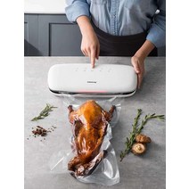 진공포장기 음식 영업용 진공 기계 포장기 밀봉 기계 건식 습식 신선도 유지 가정용 씰링, QH-03 화이트