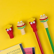 연필캡 연필홀더 보호캡 아이비스 세트 패스트푸드, 상세페이지 참조