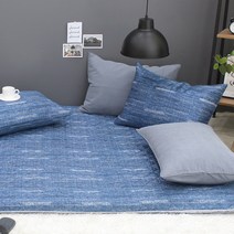 굿몽 캘런 모달면 40수 누빔요커버, 진네이비