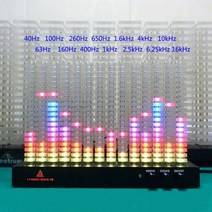LED 음악 스펙트럼 분석기 전자 생산 레벨 디스플레이 VFD 오디오 VU 미터 앰프 보드 리듬 광선 135476, 14S Finished product