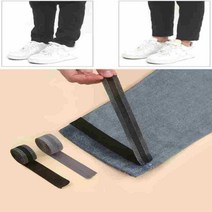 바지기장 셀프 수선 리폼 페치 수선 테이프 1M 2M 의류 밑단 줄이, 검정1M