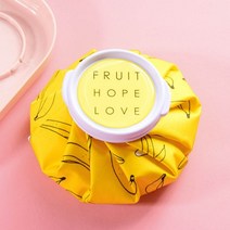 얼음주머니 골프 얼음팩 냉온찜질팩 다용도 보온 옐로