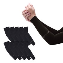 KIECOBE 무봉제 스포츠 쿨토시 2p x 10 세트, 블랙